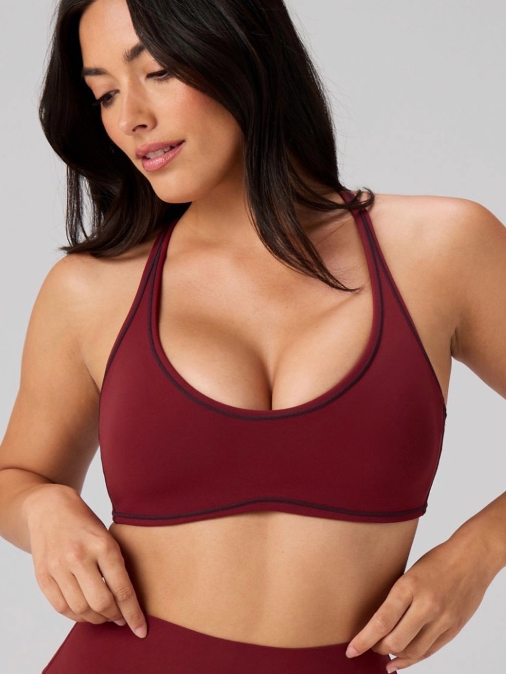 Fabletics PureLuxe Push-Up Low Impact Bra S
